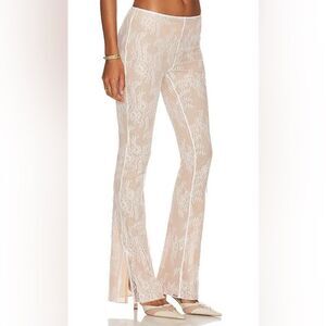 NWOT LOBA Carmen Pants in White Size Small